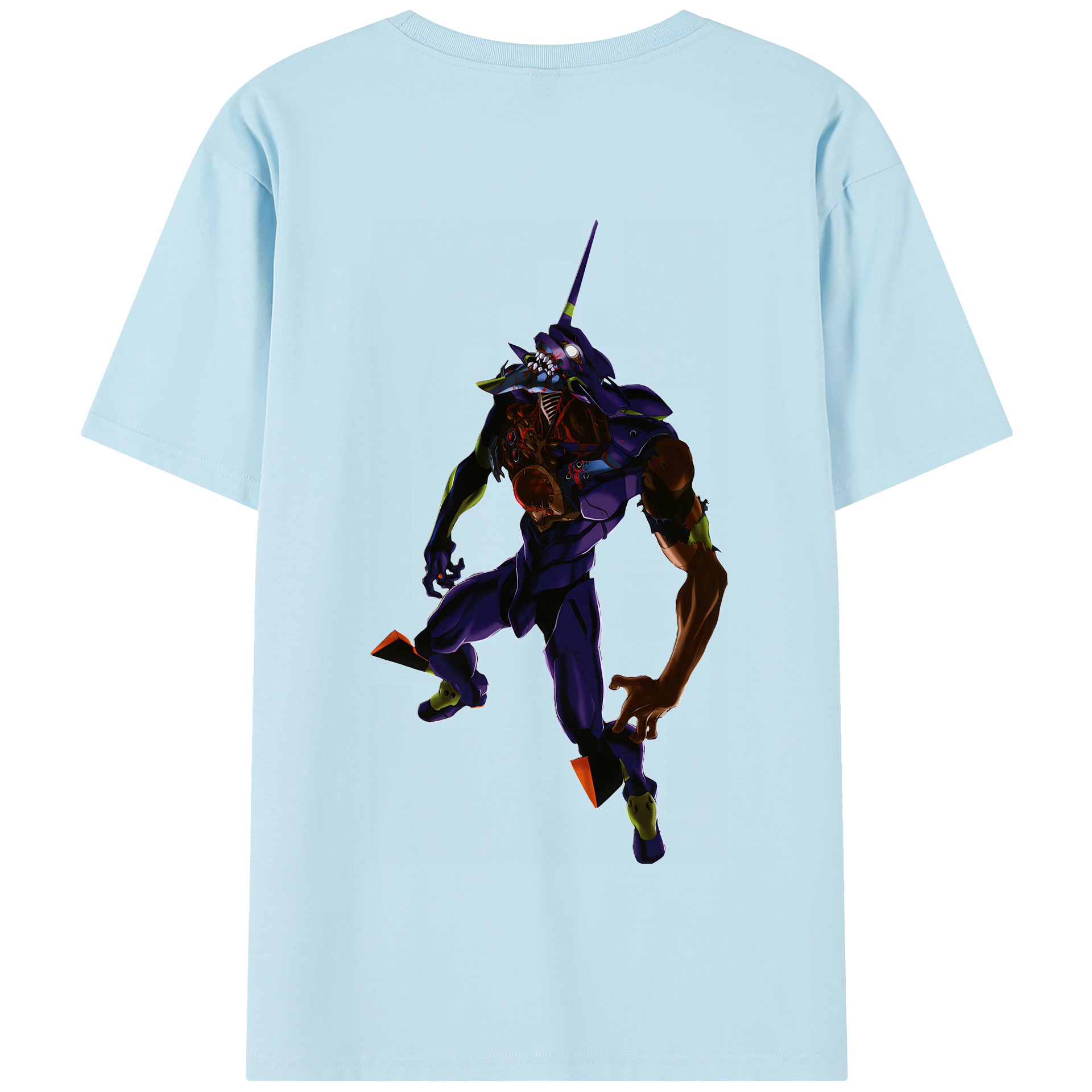 （画像用） EVA 新世紀エヴァンゲリオン 綿100％半袖Tシャツ（背面プリント）